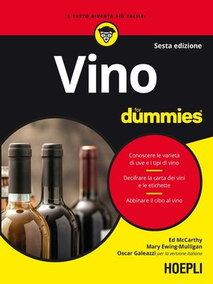 cover image of Vino for dummies